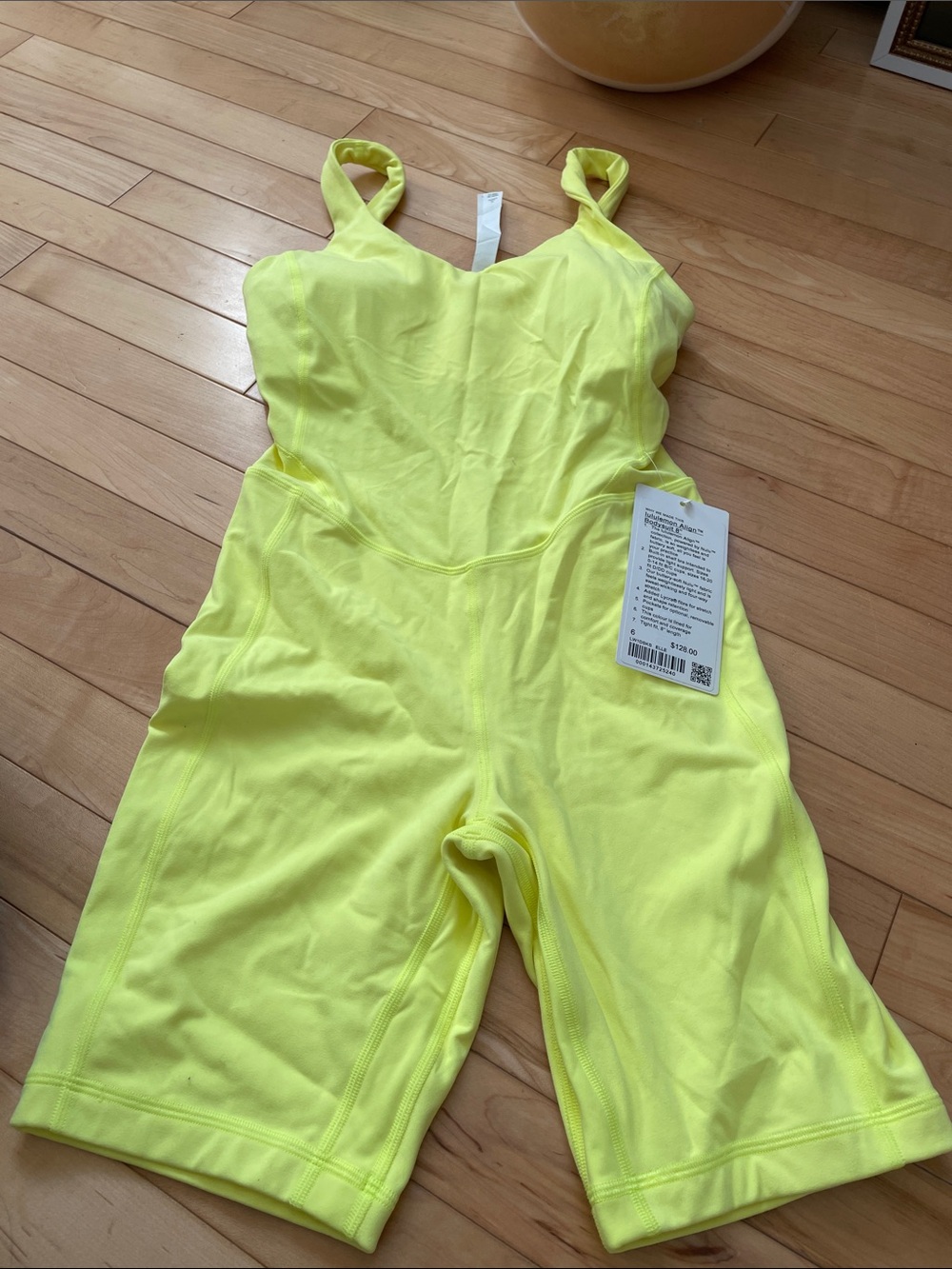 lululemon athletica Neon Yellow bodysuit